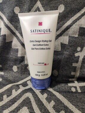 Amway SATINIQUE 5.25oz 150g Extra Design Styling Gel Hold Level 8 - Made In USA